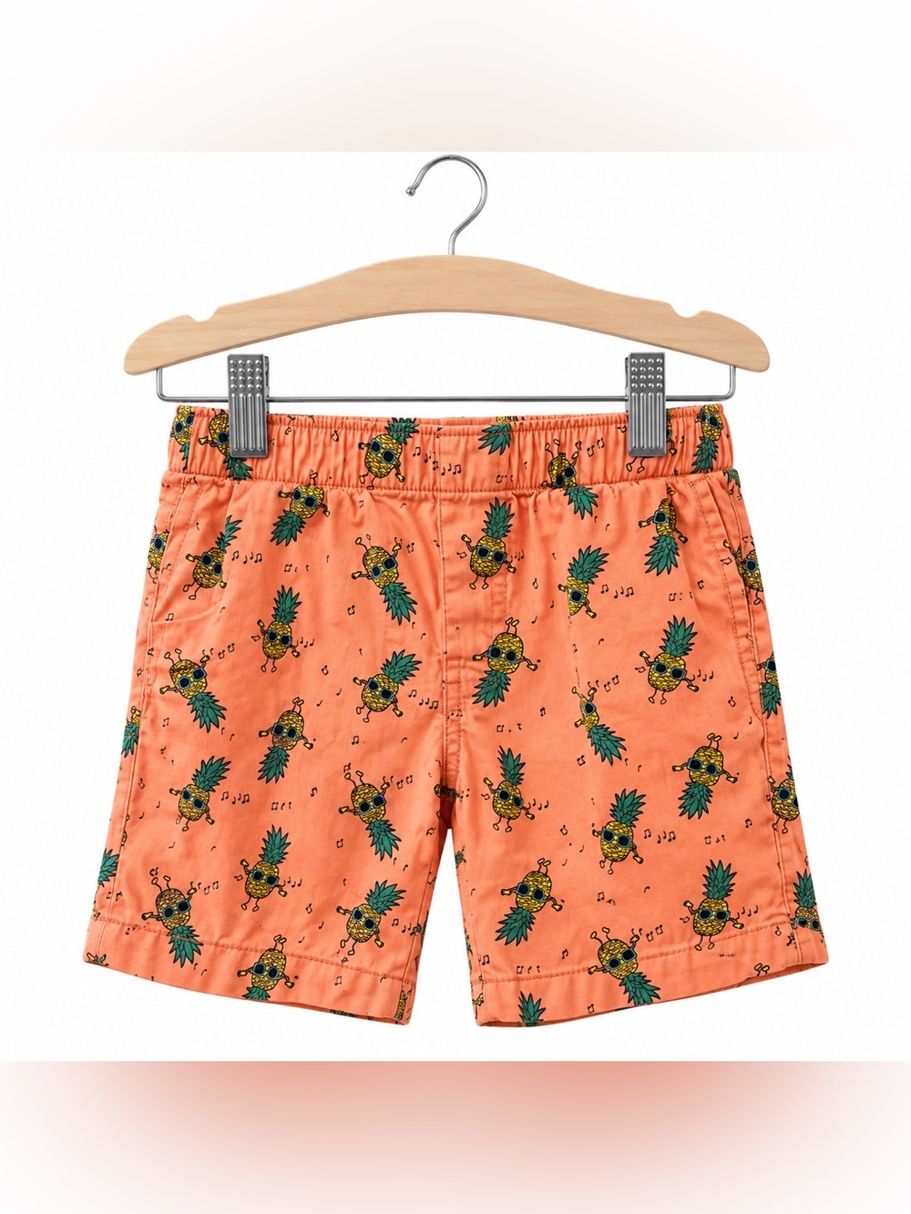 J. Crew Orange Pineapple-Print Kids Shorts